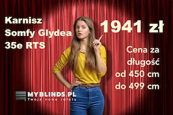 Karnisz somfy glydea rts 450-499 Warszawa